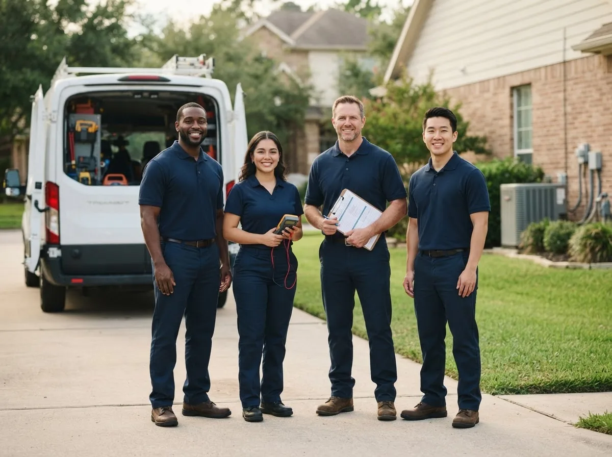 Certified HVAC technician near Brenham, TX